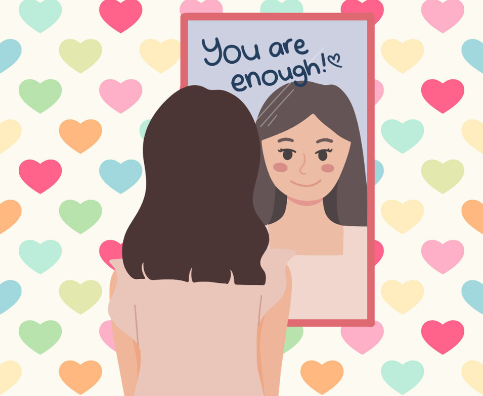 An individual practicing mindfulness with a serene background, symbolizing inner child healing and self-compassion techniques like meditation and affirmations.