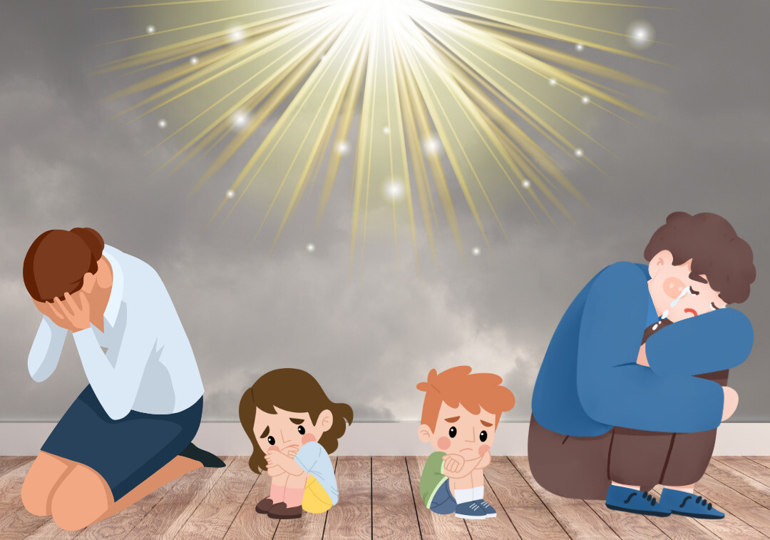 Illustration of a reflective adult with a glowing child silhouette inside, symbolizing inner child healing and emotional self-discovery.